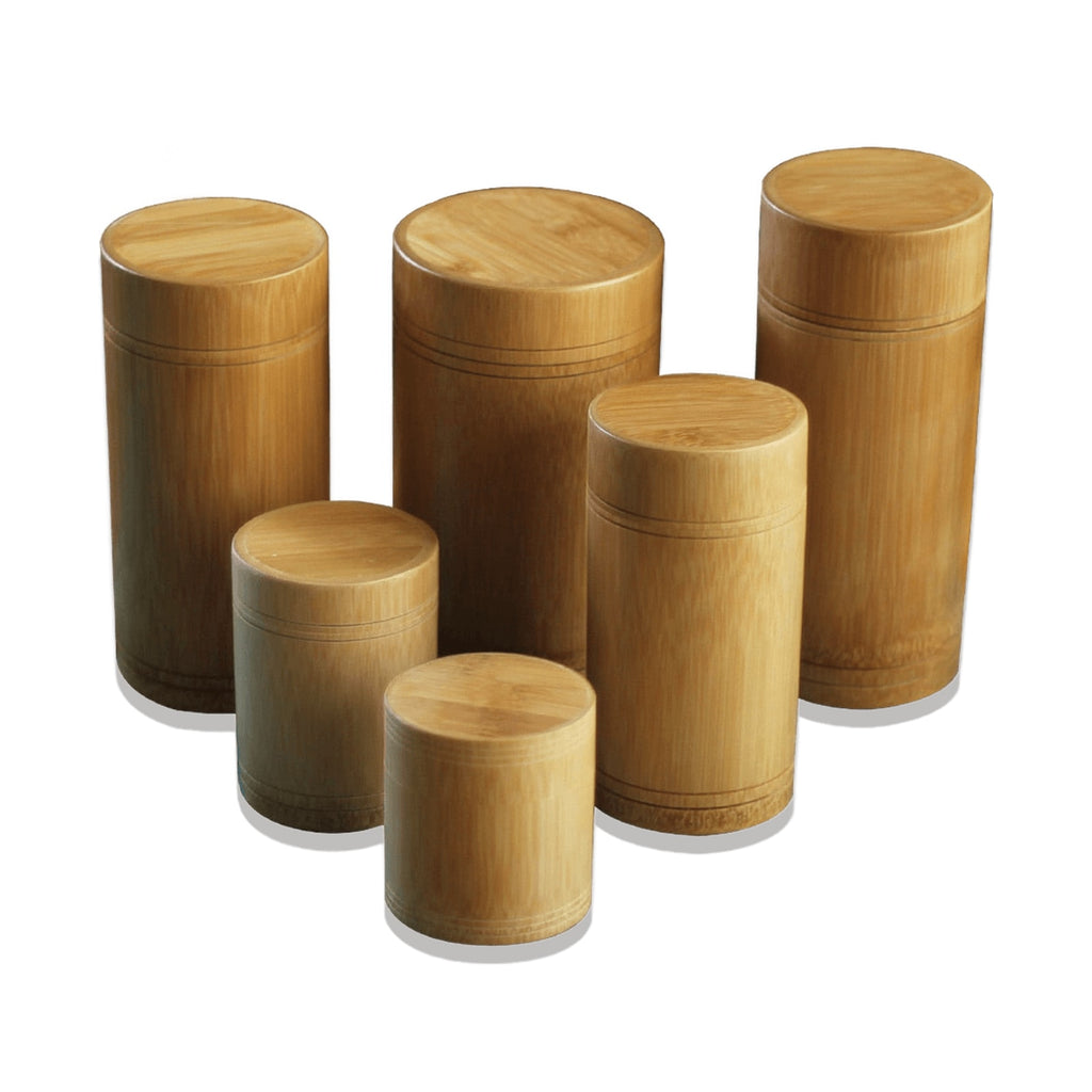 Bocaux en Bambou Naturel – vue 1