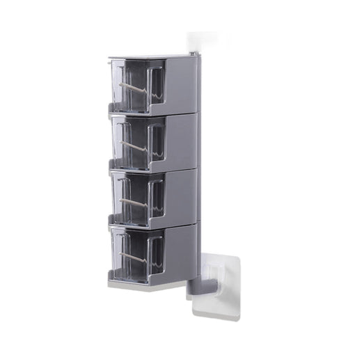 Boîte À Épices Murale Rotative Sans Percage – vue 2